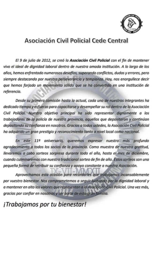 Feliz 11 años Asociación Civil Policial (2)