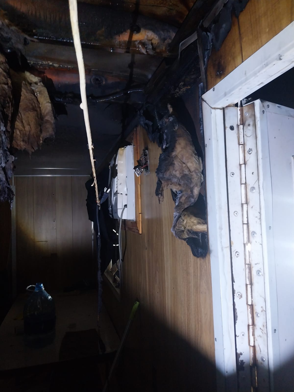 Contingencia eléctrica generó principio de incendio en una casilla (2)