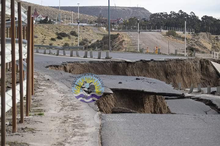 Importante Alerta Ruta Nacional N° 3 Partida al Medio en Cerro Chenque, Comodoro Rivadavia (2)