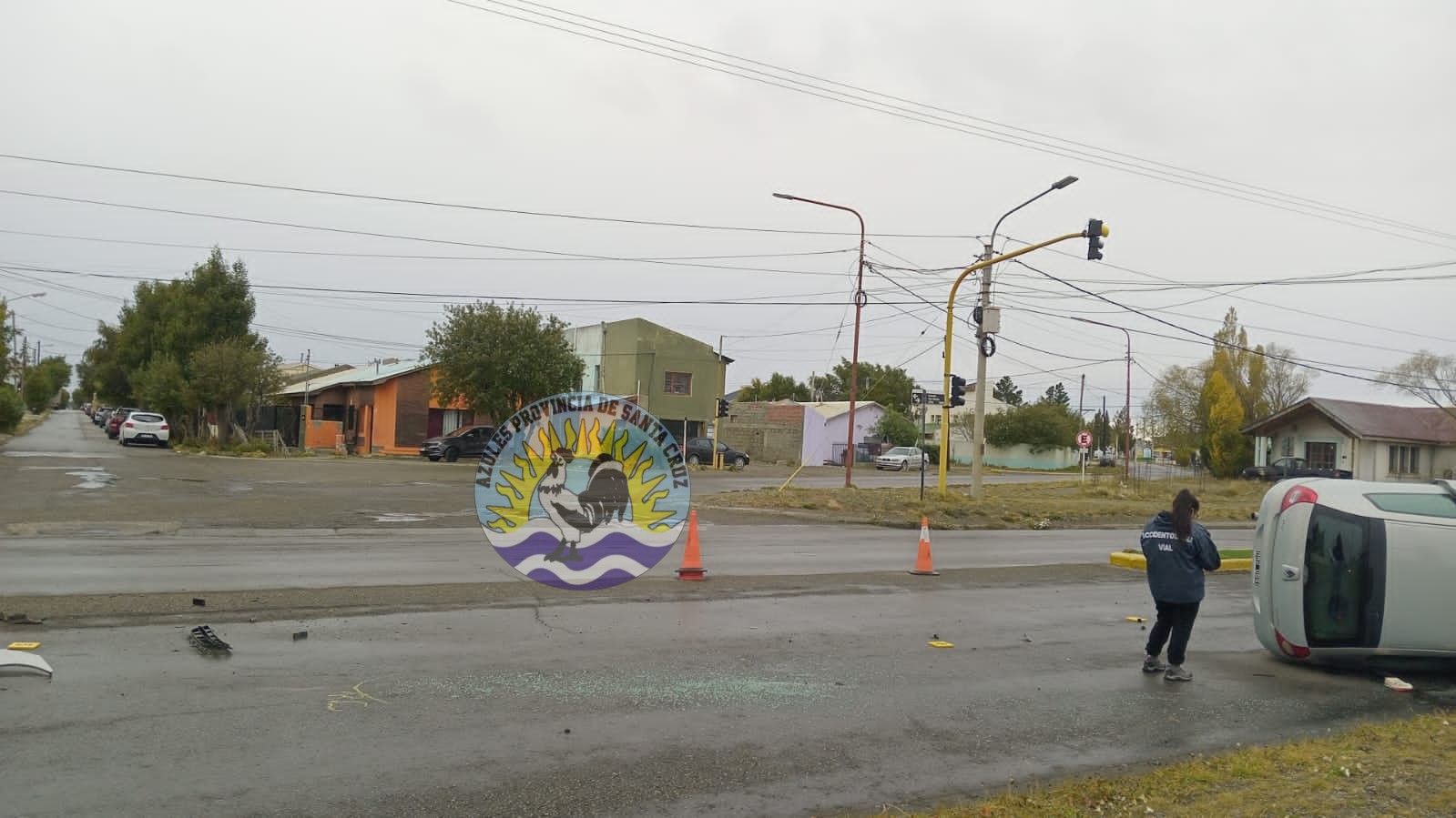 Accidente automovilístico en Río Gallegos (3)