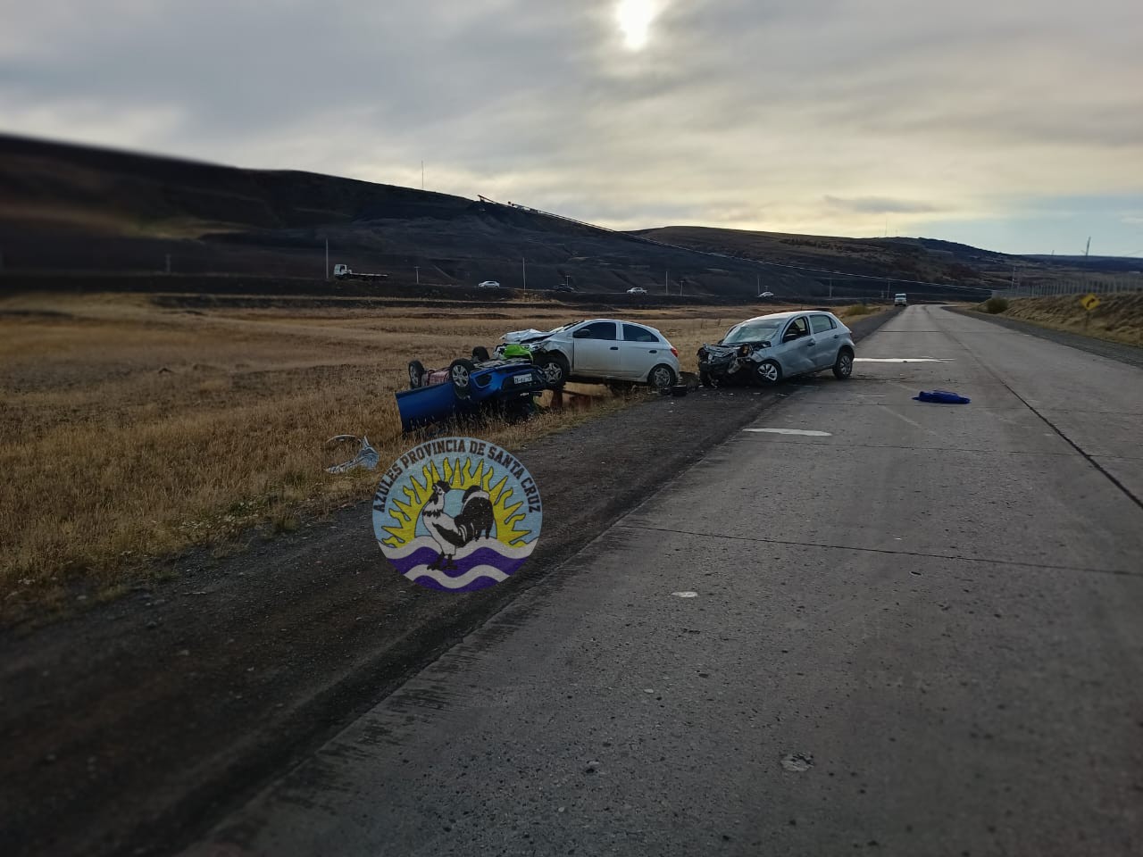 Trágico accidente Una persona fallecida en Ruta Complementaria Nro. 20, yacimientos Río Turbio (1)