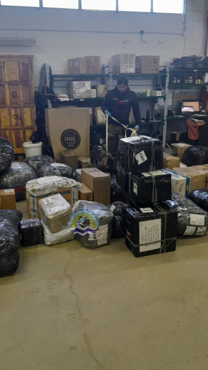 Controles Preventivos de Narcocriminalidad y Sección Canes en El Calafate Detecciones y Compulsas Positivas (2)