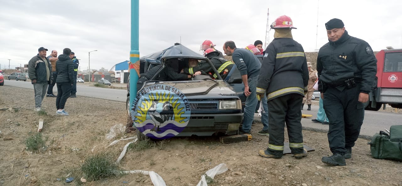 Incidente de tránsito en Ruta Nacional Nro. 3 frente al colegio CODEDCO (3)