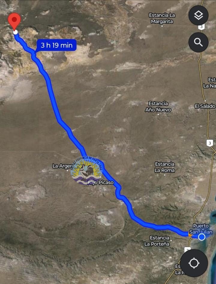 Rescate exitoso Matrimonio de San Julián encontrado sano y salvo tras quedar varados en la Ruta Provincial 25 (2)