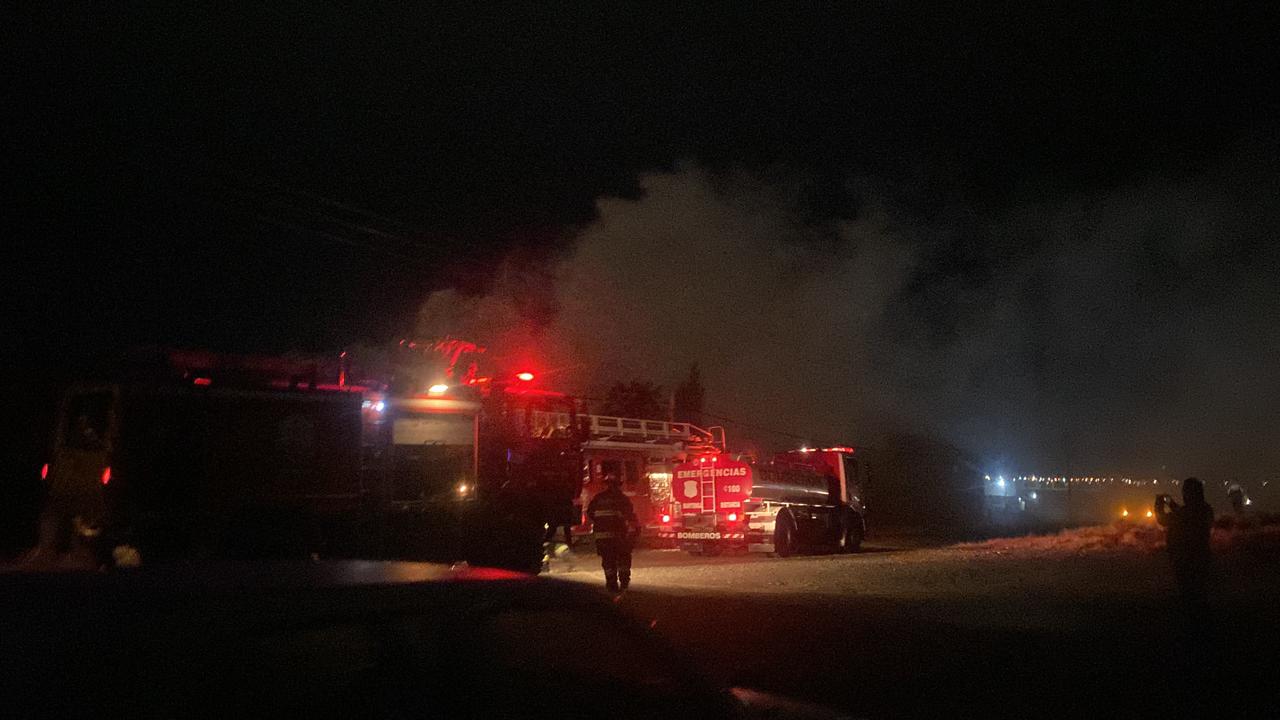 Incendio en vivienda de Chacra Graciaique Un hombre fue trasladado al hospital (2)