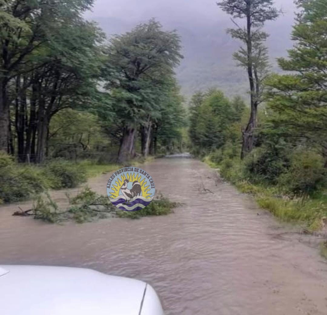 La policía de Santa Cruz desplegó un operativo integral por la tormenta de vientos fuertes (10)