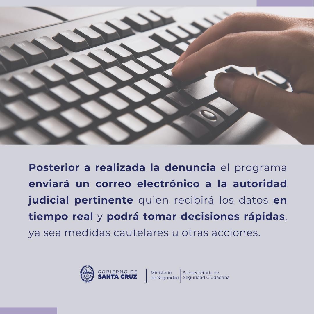 ¿Qué es el S.I.D El nuevo sistema de denuncia que tendrá la policía de Santa Cruz (3)