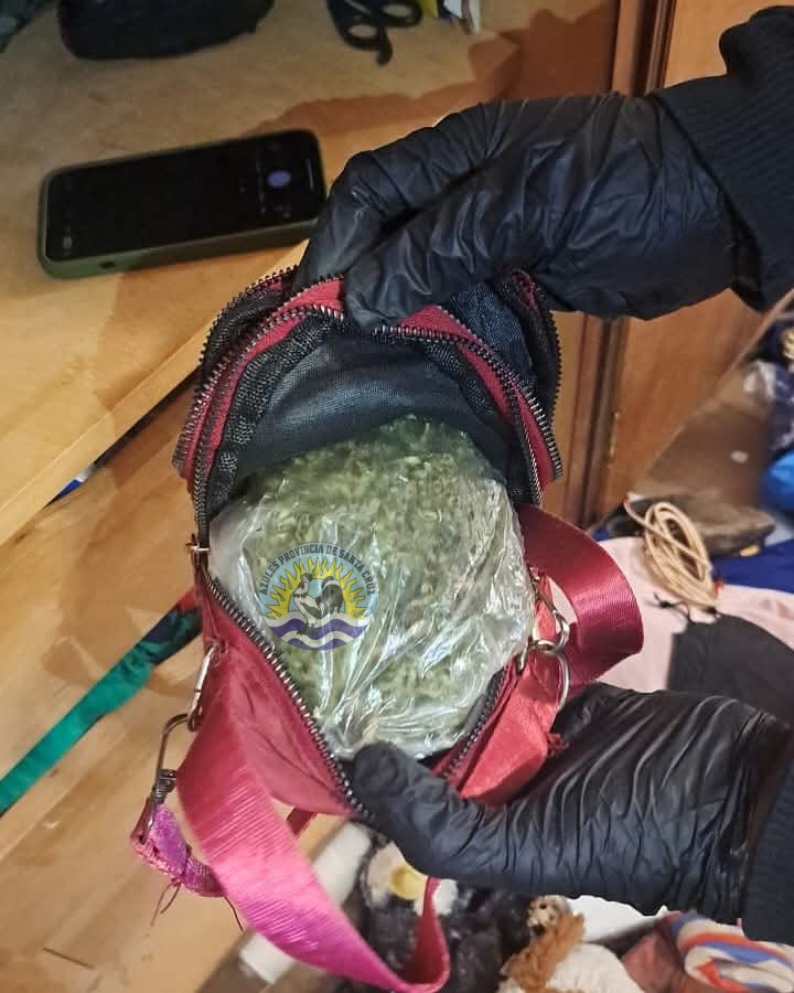 Se descompensó, llegó la policia y la descubrieron con más de 2kg de droga (7)