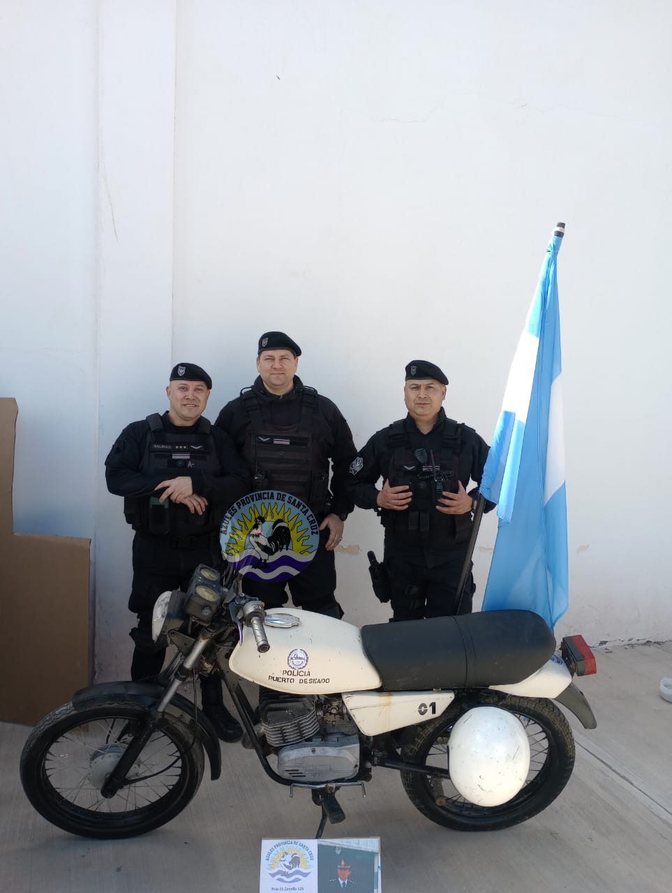 Diez años sobre ruedas la Sección Motorizada de Puerto Deseado celebra su aniversario (1)