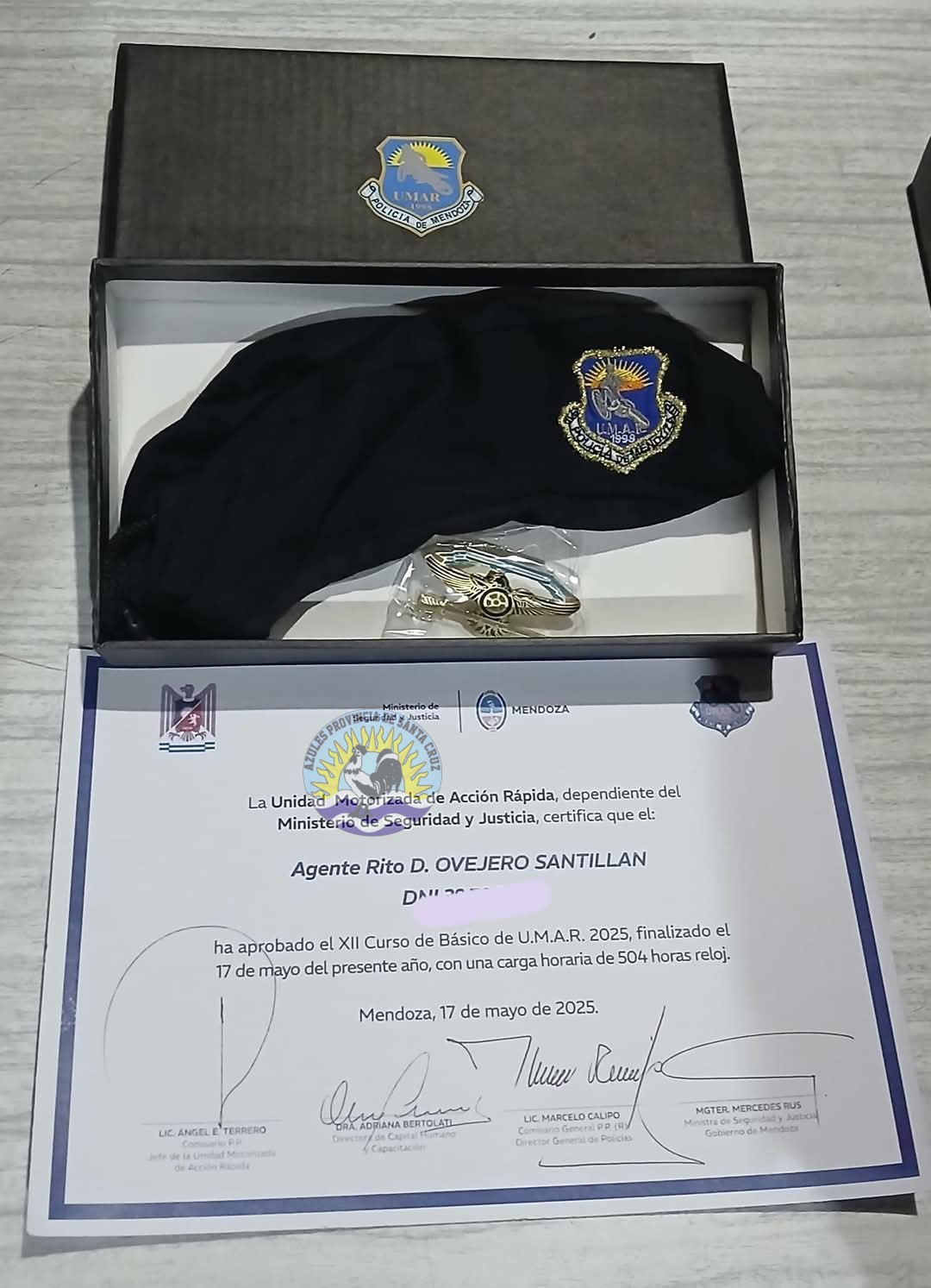 ¡Orgullo Azul! Ovejero-Santillán representó a Santa Cruz y se lució en el Curso UMA.R. 2025 (2)