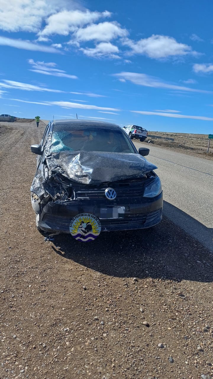 Accidente de tránsito altura del Paraje Lemarchand (1)