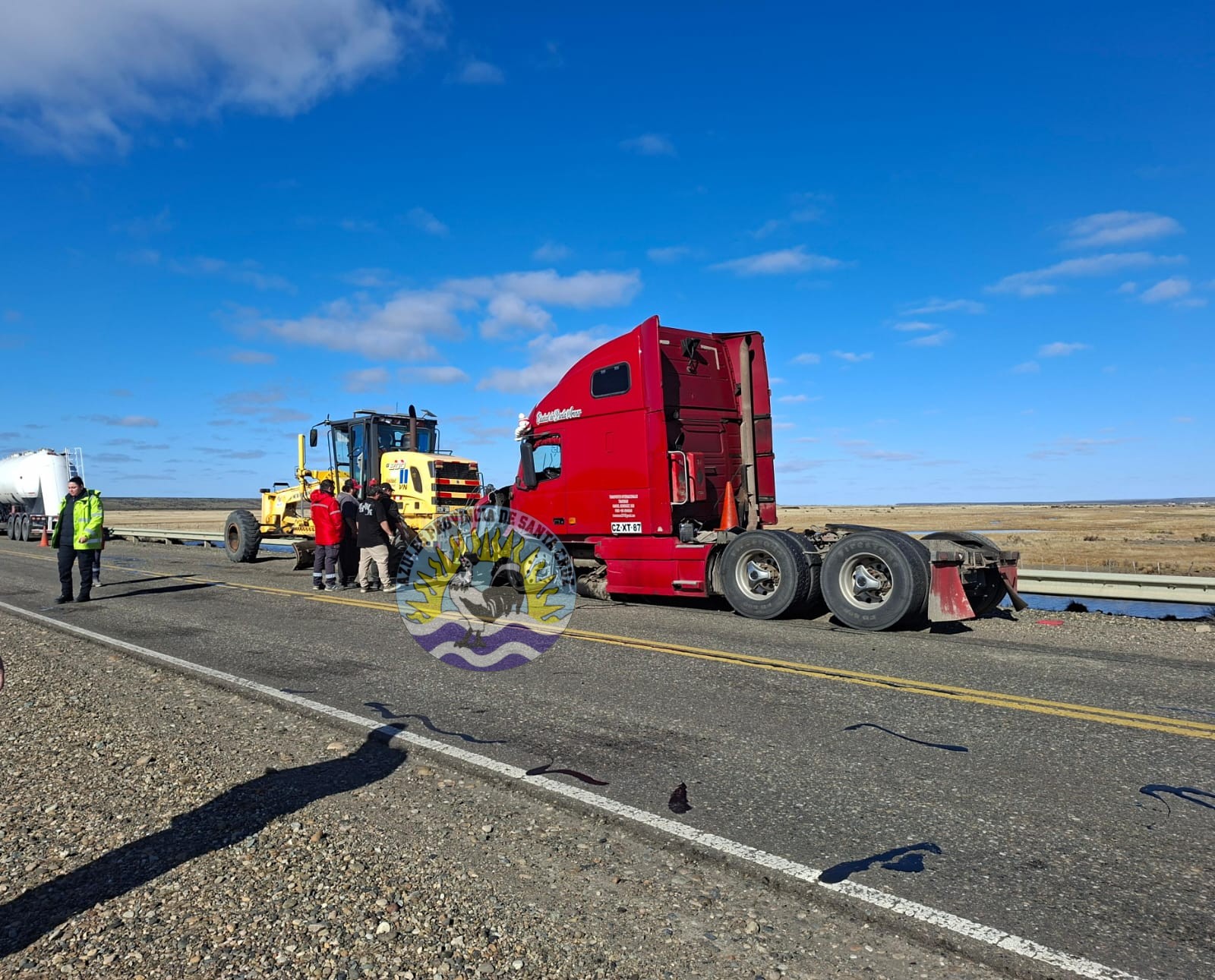 Accidente de tránsito en Ruta Nacional N° 3 - Sector Río Coile (2)