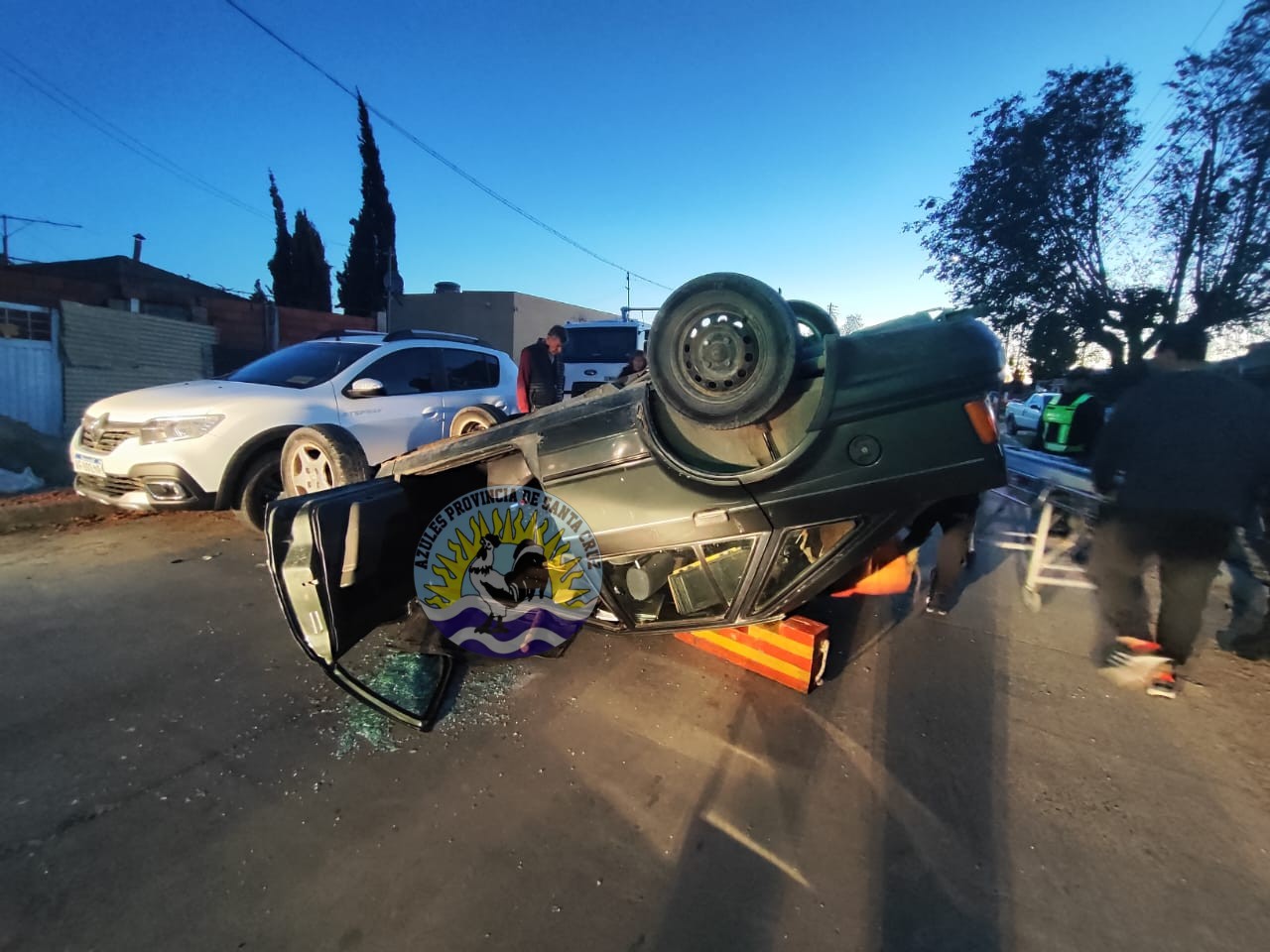 Accidentes de tránsito con lesiones graves en Mitre y Pueyrredón (1)