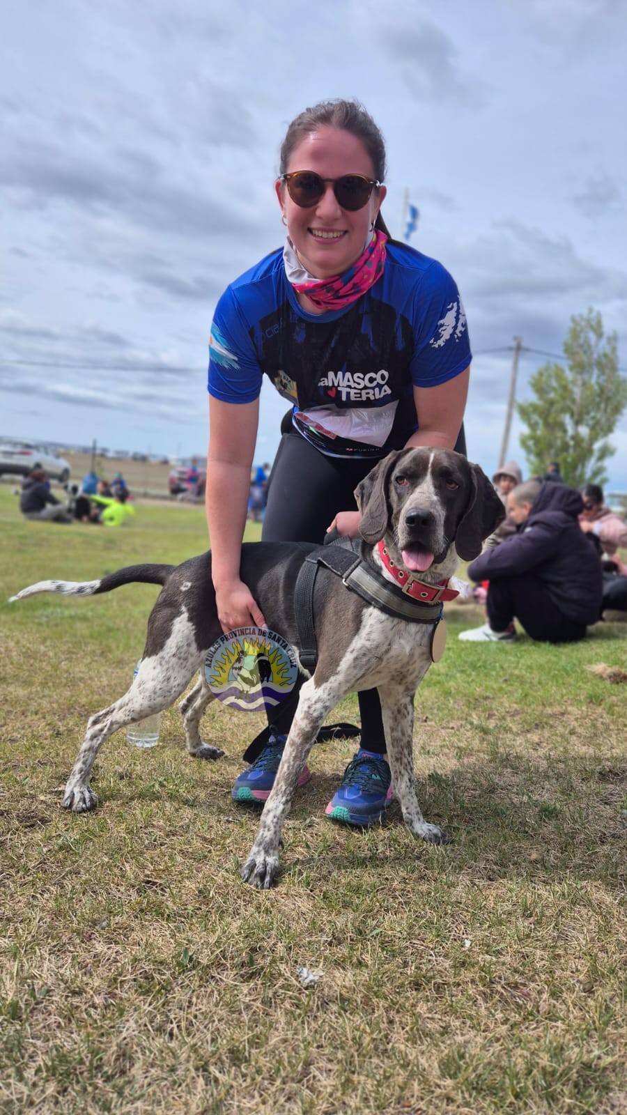 Multitudinaria jornada deportiva en la Policía debut del Canicross Patagónico en Río Gallegos (12)