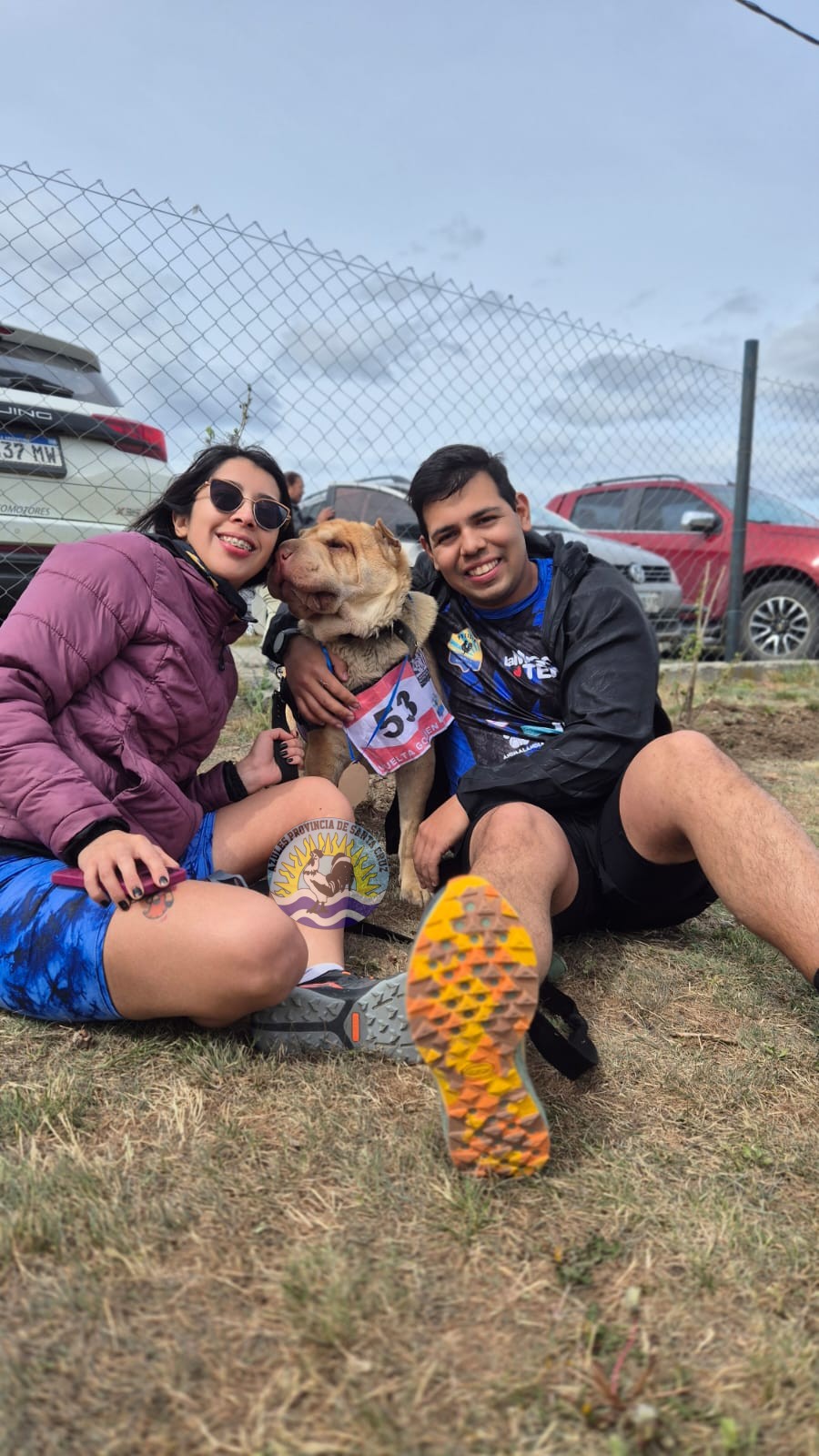 Multitudinaria jornada deportiva en la Policía debut del Canicross Patagónico en Río Gallegos (17)