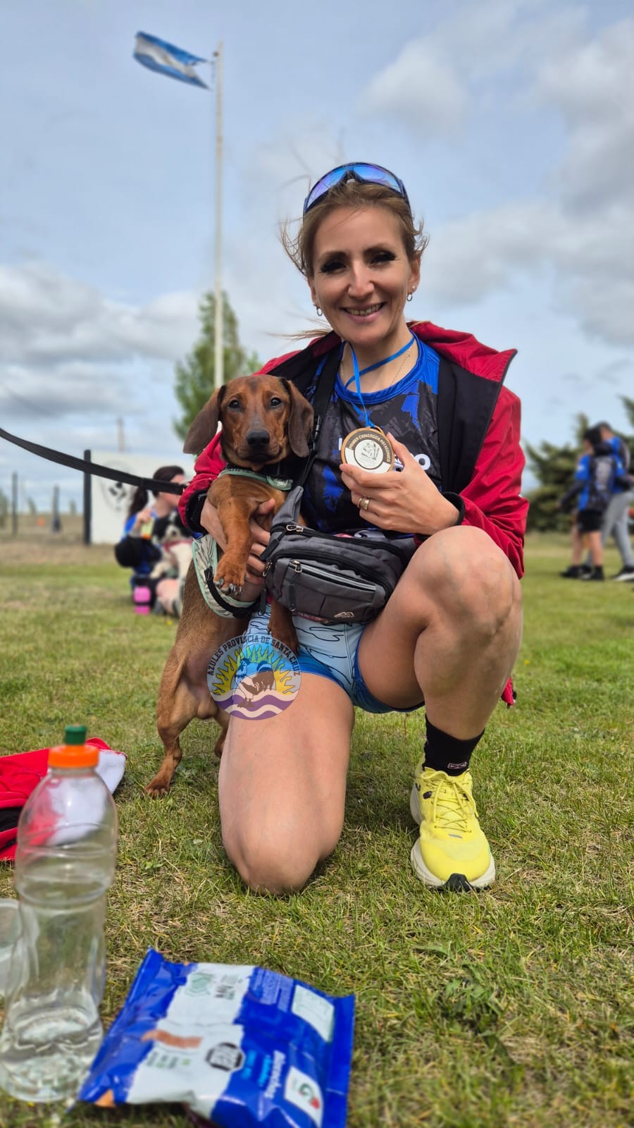 Multitudinaria jornada deportiva en la Policía debut del Canicross Patagónico en Río Gallegos (22)