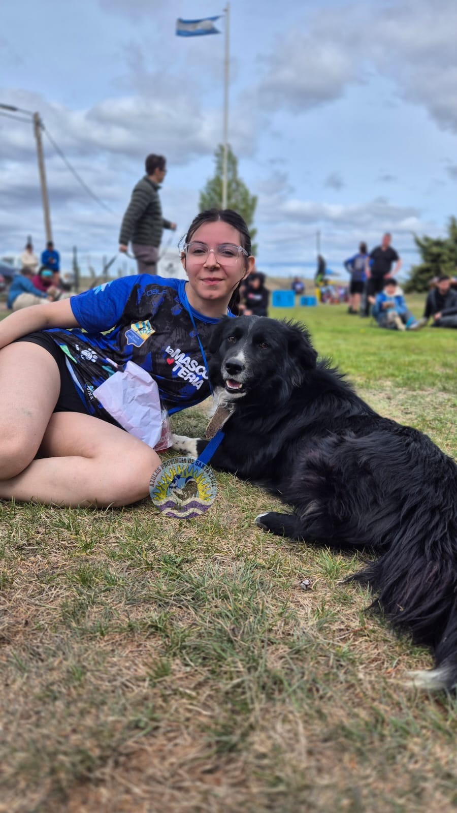 Multitudinaria jornada deportiva en la Policía debut del Canicross Patagónico en Río Gallegos (26)