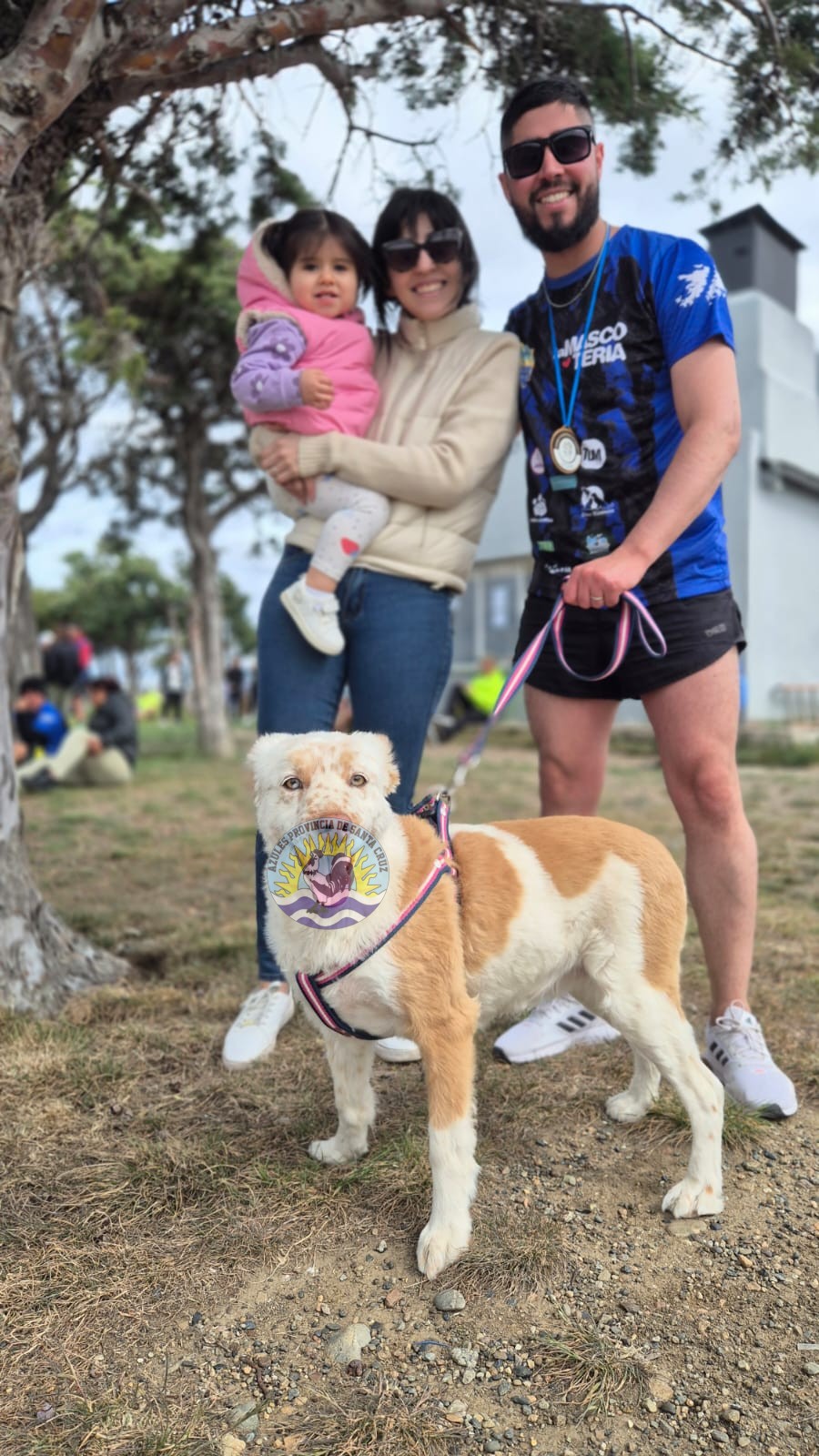 Multitudinaria jornada deportiva en la Policía debut del Canicross Patagónico en Río Gallegos (33)