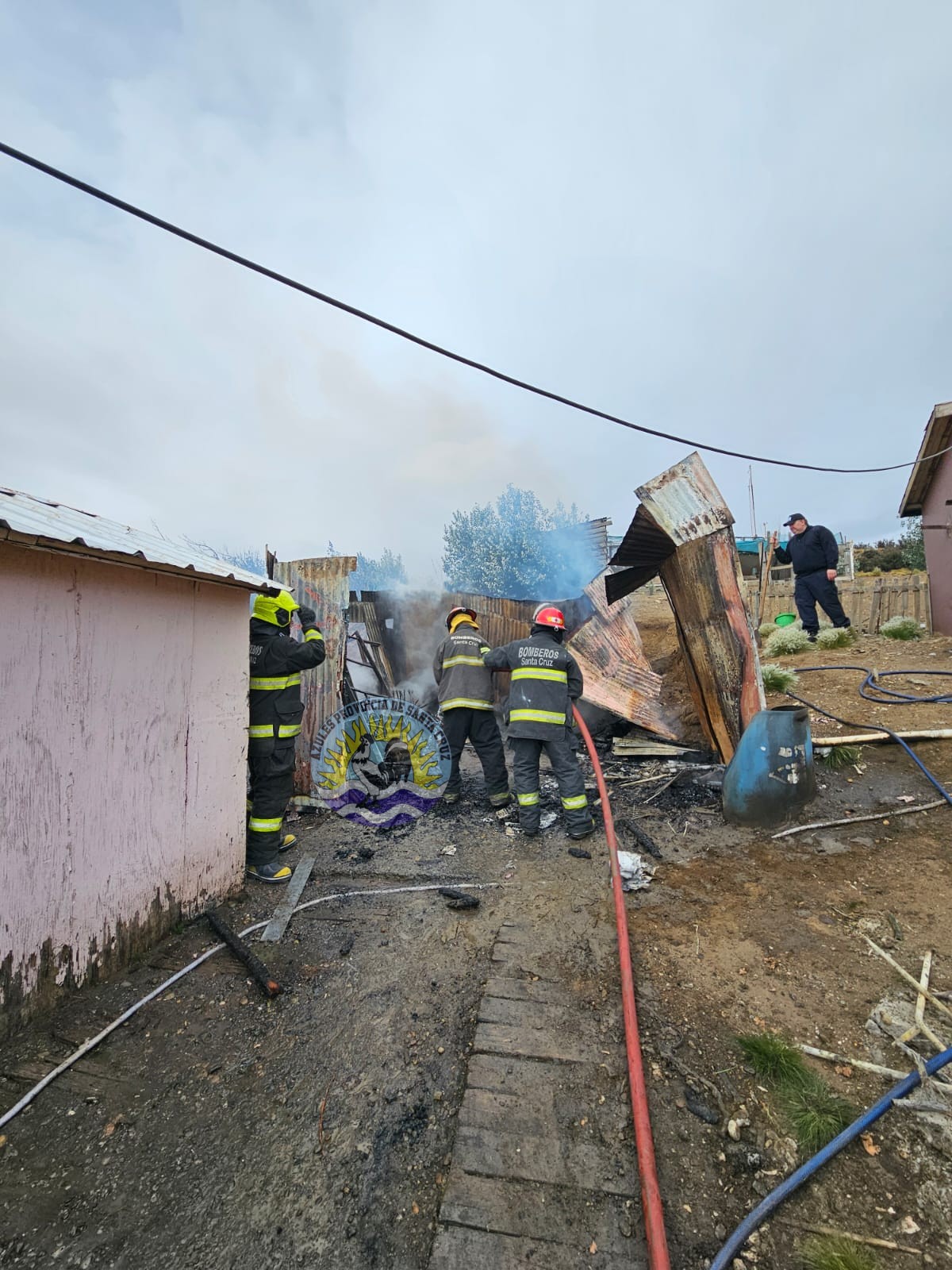 Incendio accidental en Estancia Las Horquetas (3)