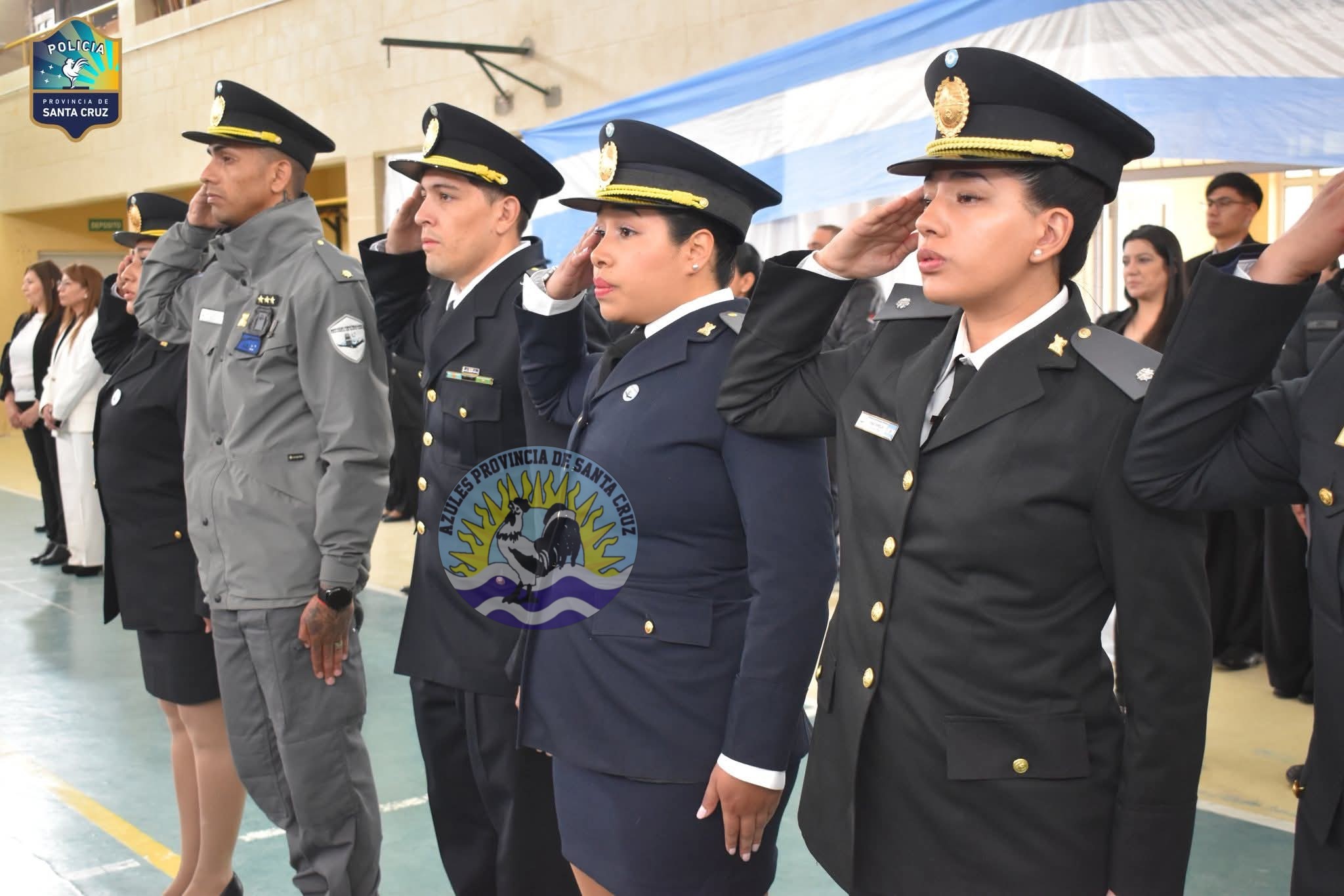 Una mujer lidera por primera vez en una fuerza de seguridad en Santa Cruz (3)