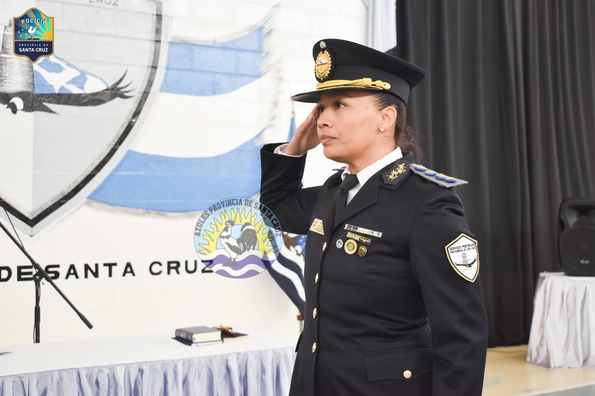 Una mujer lidera por primera vez en una fuerza de seguridad en Santa Cruz (5)