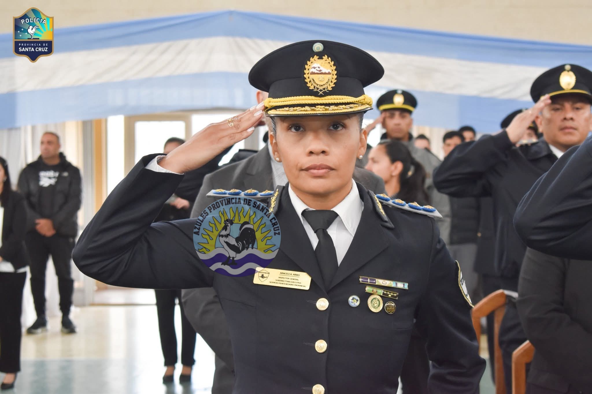 Una mujer lidera por primera vez en una fuerza de seguridad en Santa Cruz (6)