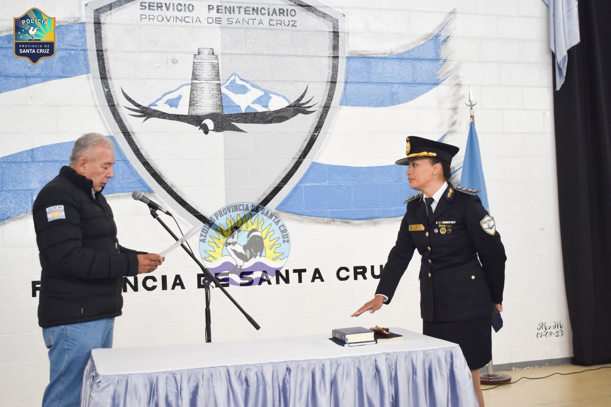 Una mujer lidera por primera vez en una fuerza de seguridad en Santa Cruz (7)