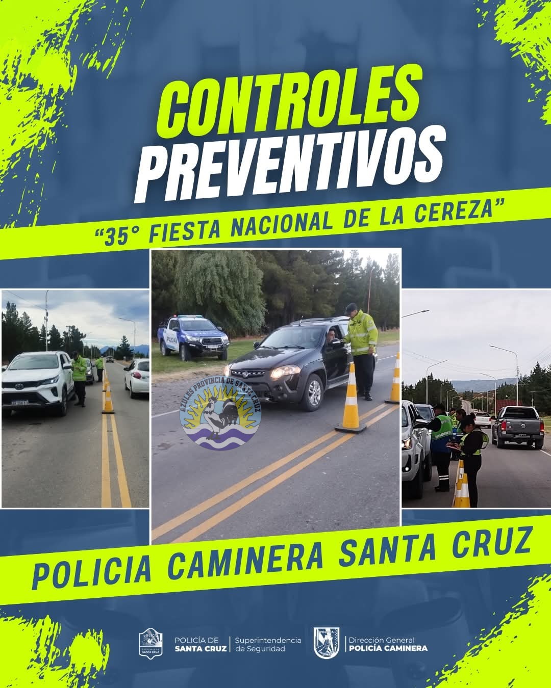 Operativo de Seguridad Vial en Los Antiguos durante la 35° Fiesta Nacional de la Cereza (11)