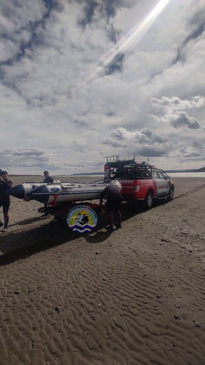 Río Gallegos amplio operativo de búsqueda por un hombre desaparecido (6)